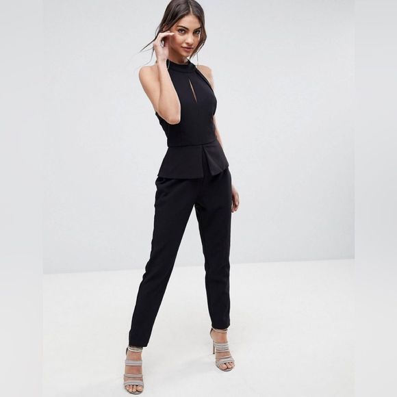 Adelyn Rae Marlena Halterneck Jumpsuit - Picture 1 of 10